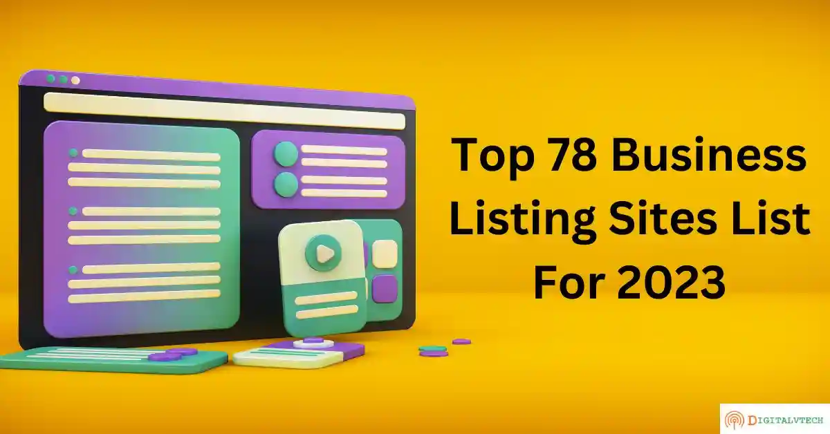 Top 78 Business Listing Sites List For 2023