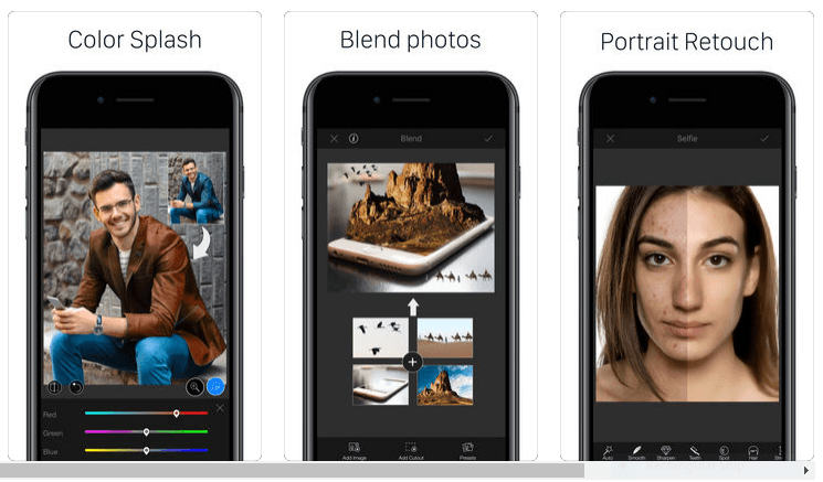 LightX photo editors