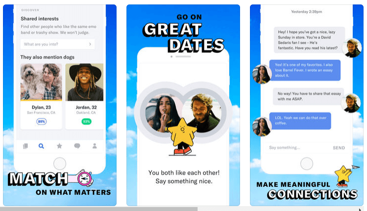 OKCUPID Dating apps