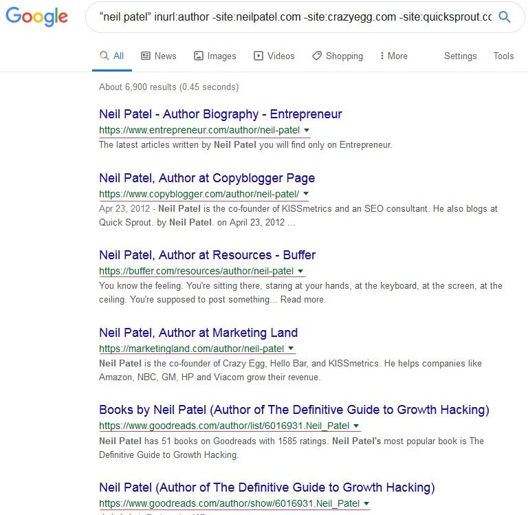 Search for guest post