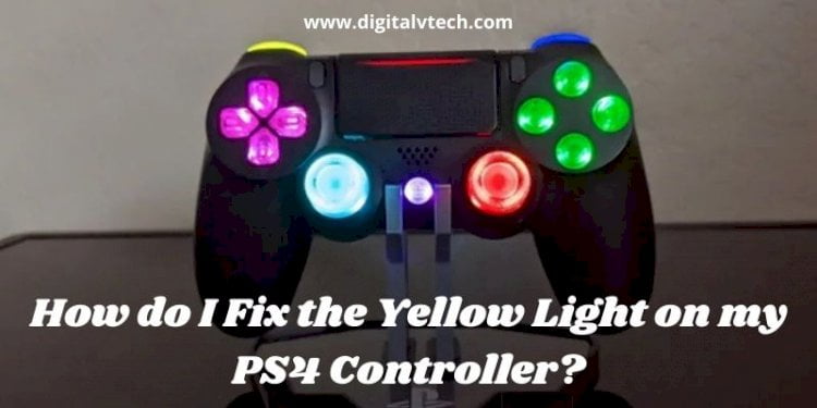 How do I Fix the Yellow Light on my PS4 Controller