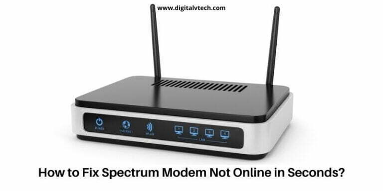 How to Fix Spectrum Modem Not Online in Seconds