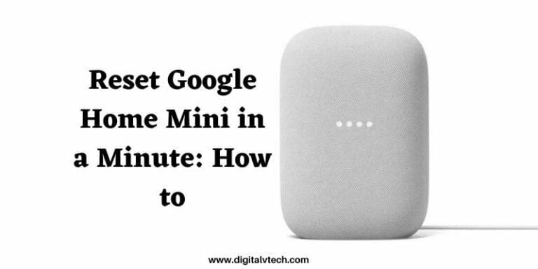 Reset Google Home Mini in a Minute How to