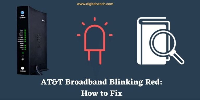AT&T Broadband Blinking Red How to Fix