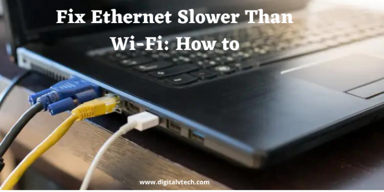 Fix Ethernet Slower Than Wi-Fi How to