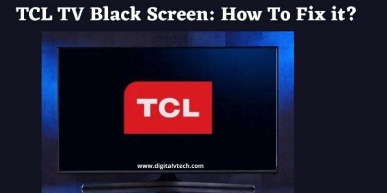 TCL TV Black Screen How To Fix it