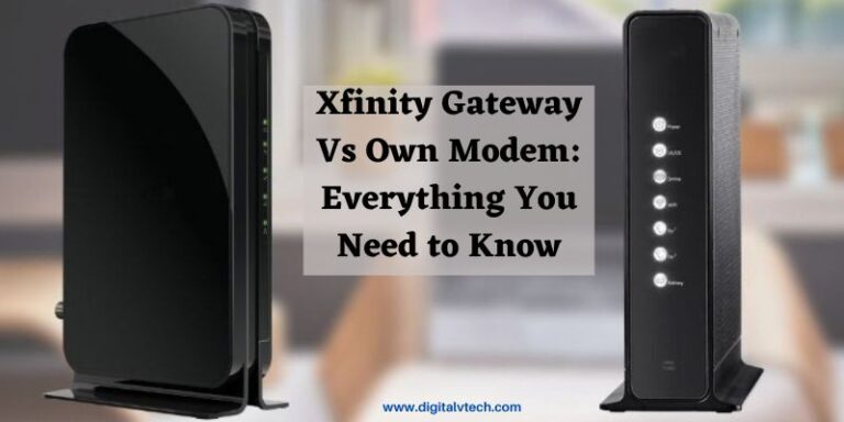 Xfinity Gateway Vs Own Modem Everything You Need to Know