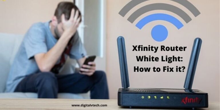 Xfinity Router White Light How to Fix it