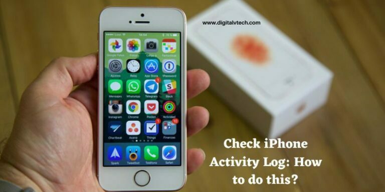 Check iPhone Activity Log How to do this