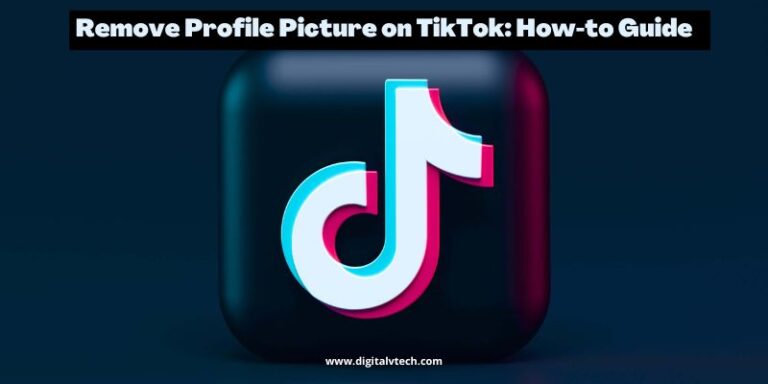 Remove Profile Picture on TikTok How-to Guide