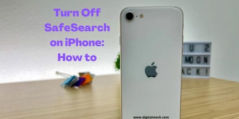 Turn Off SafeSearch on iPhone How to