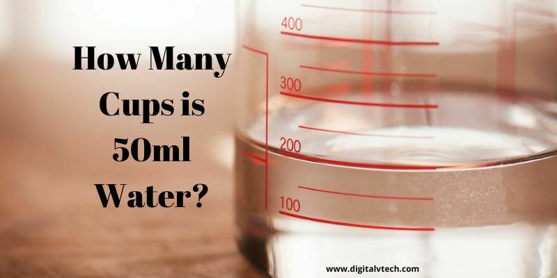 How Many Cups is 50ml Water