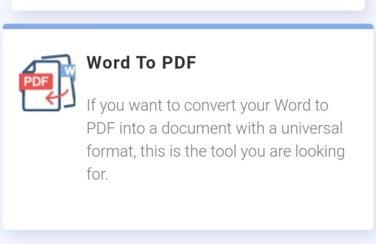Convert Word To PDF