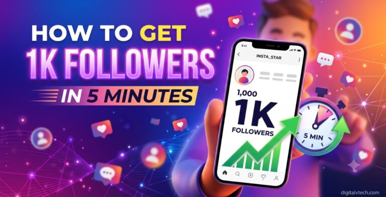 How to Get 1K Followers on Instagram in 5 Minutes